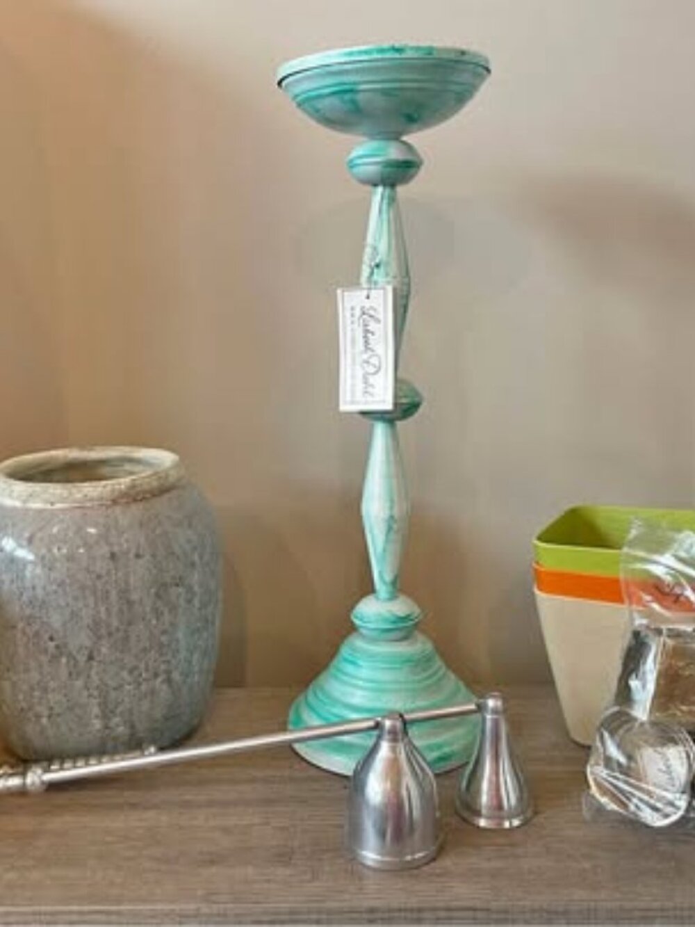 Cottage Clearance Decor Lot - Planters, Candle Holder, Napkin Holders - New